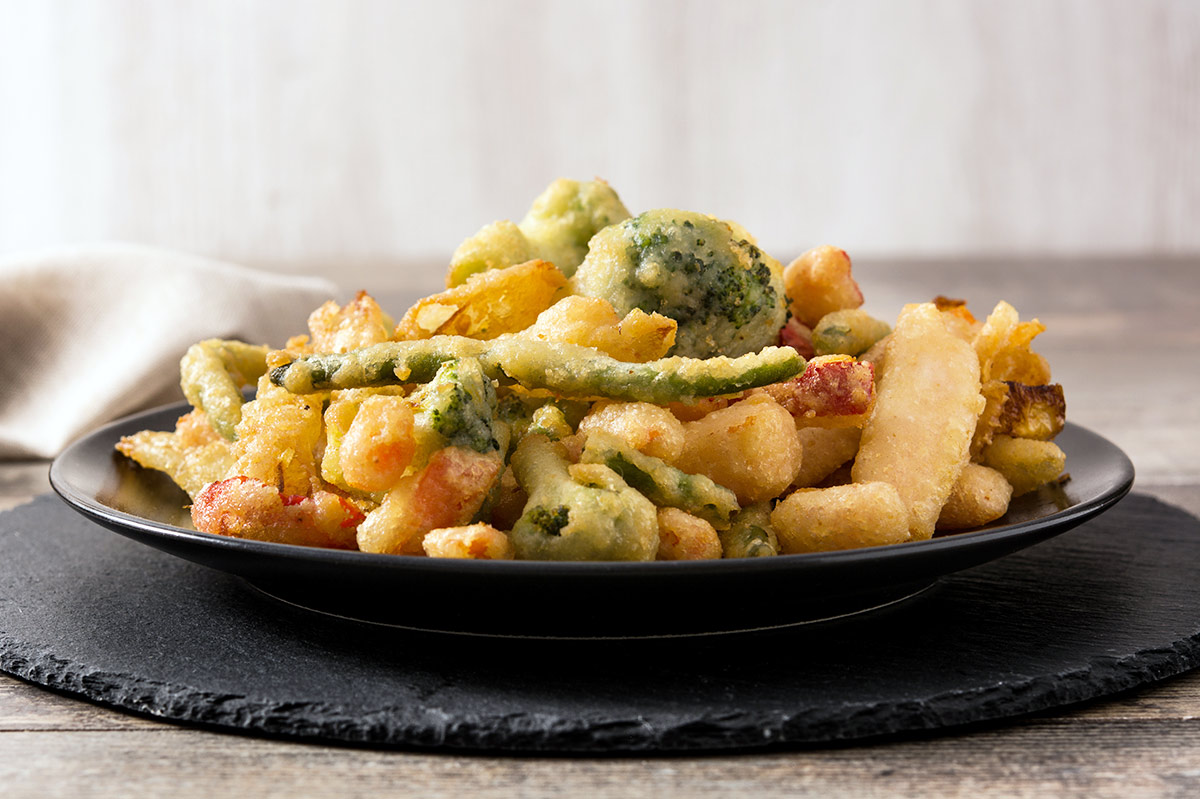 Verduras capeadas