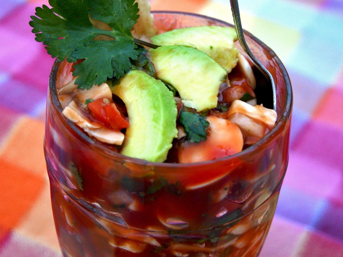 coctel de champiñones