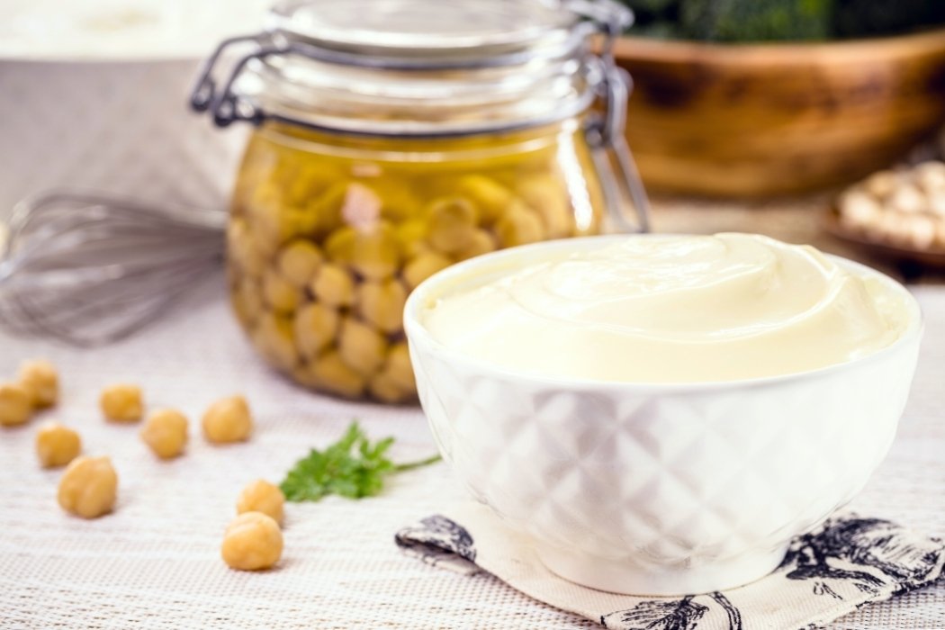 Mayonesa de aquafaba