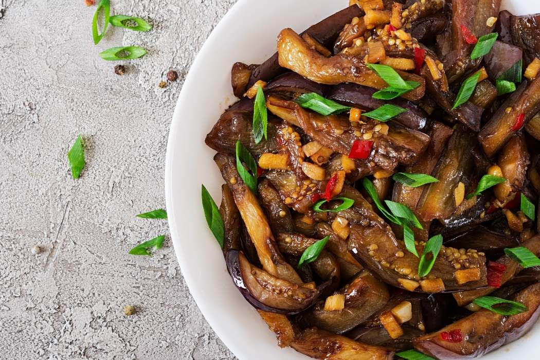 Cà tím xốt tỏi